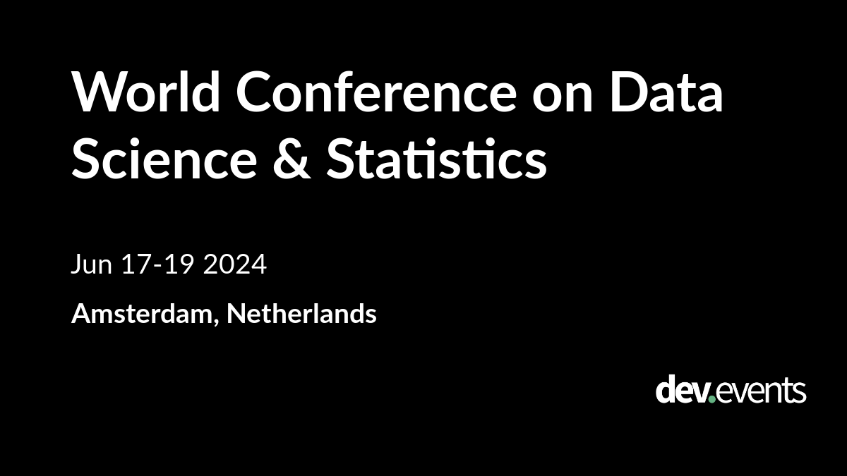 World Conference on Data Science and Statistics